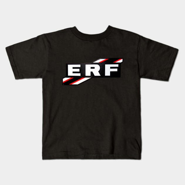 ERF vintage lorry logo Kids T-Shirt by soitwouldseem